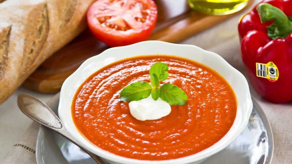 Cream of Red Bell Pepper Soup